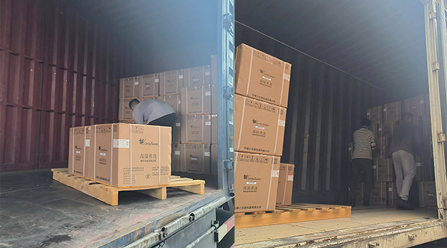 拼速度、高效率地完成國內某知名品牌迷你洗衣機發貨 拼速度、高效率地完成國內某知名品牌迷你洗衣機發貨