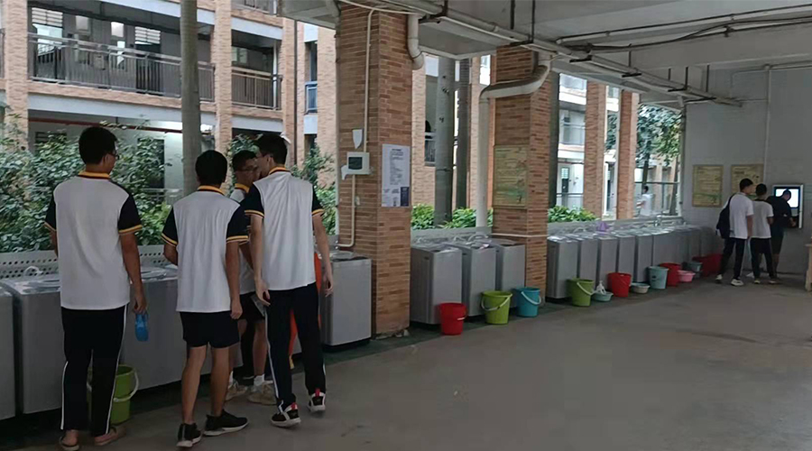 好評續單!江門一中學校持續追加共享洗衣機! 好評續單!江門一中學校持續追加共享洗衣機!