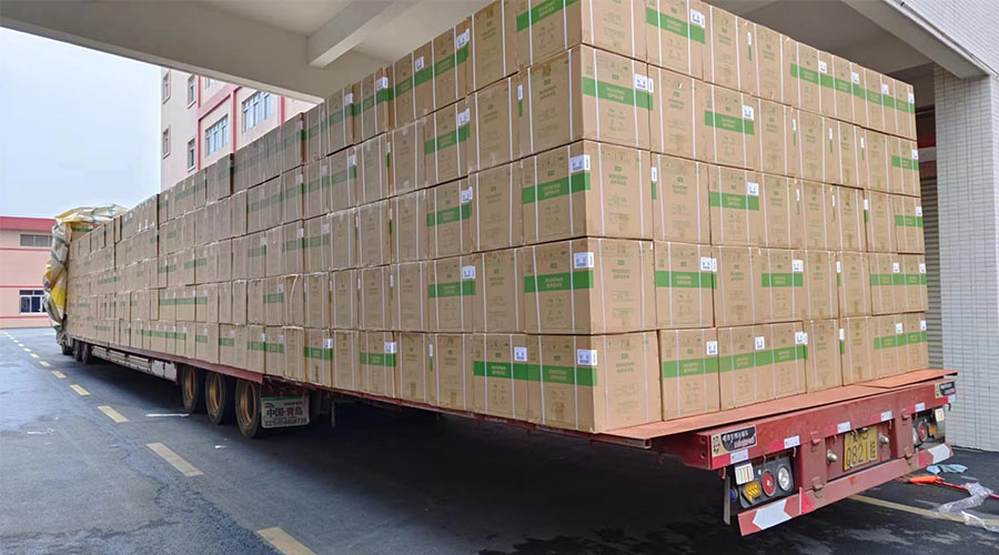 場面壯觀!國內某知名品牌客戶2000臺波輪洗衣機高效裝柜完畢 場面壯觀!國內某知名品牌客戶2000臺波輪洗衣機高效裝柜完畢