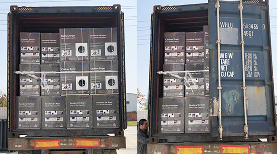 穩妥高效地完成客戶GOLDEN滾筒衣服烘干機發貨 穩妥高效地完成客戶GOLDEN滾筒衣服烘干機發貨