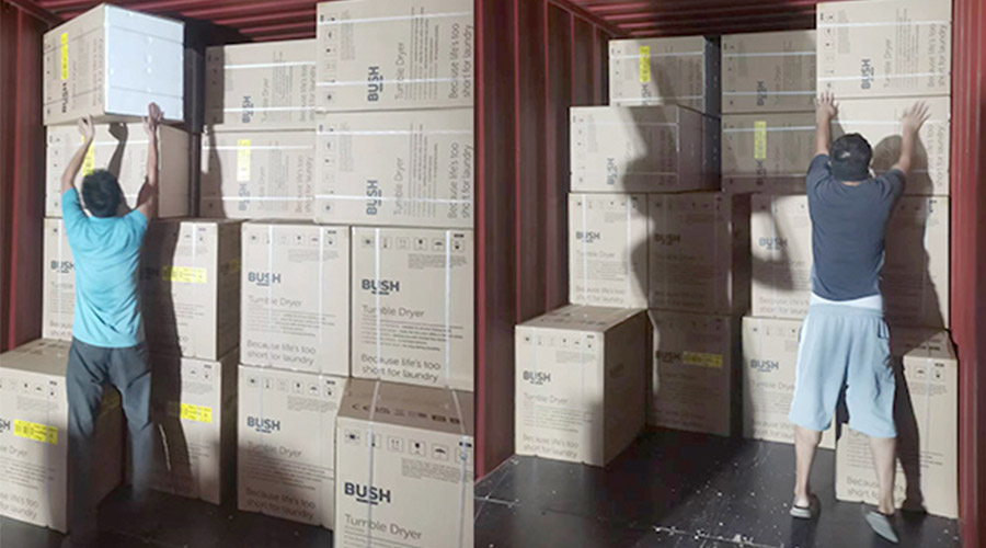 各司其職合力做好英國Argos客戶衣物烘干機出貨任務! 各司其職合力做好英國Argos客戶衣物烘干機出貨任務!