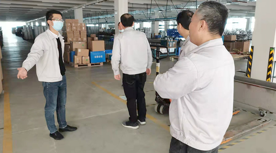 查隱患 防事故！金環電器領導開展節前安全檢查